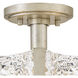 Florian 4 Light 14.25 inch Glacial Semi-flush Mount Ceiling Light