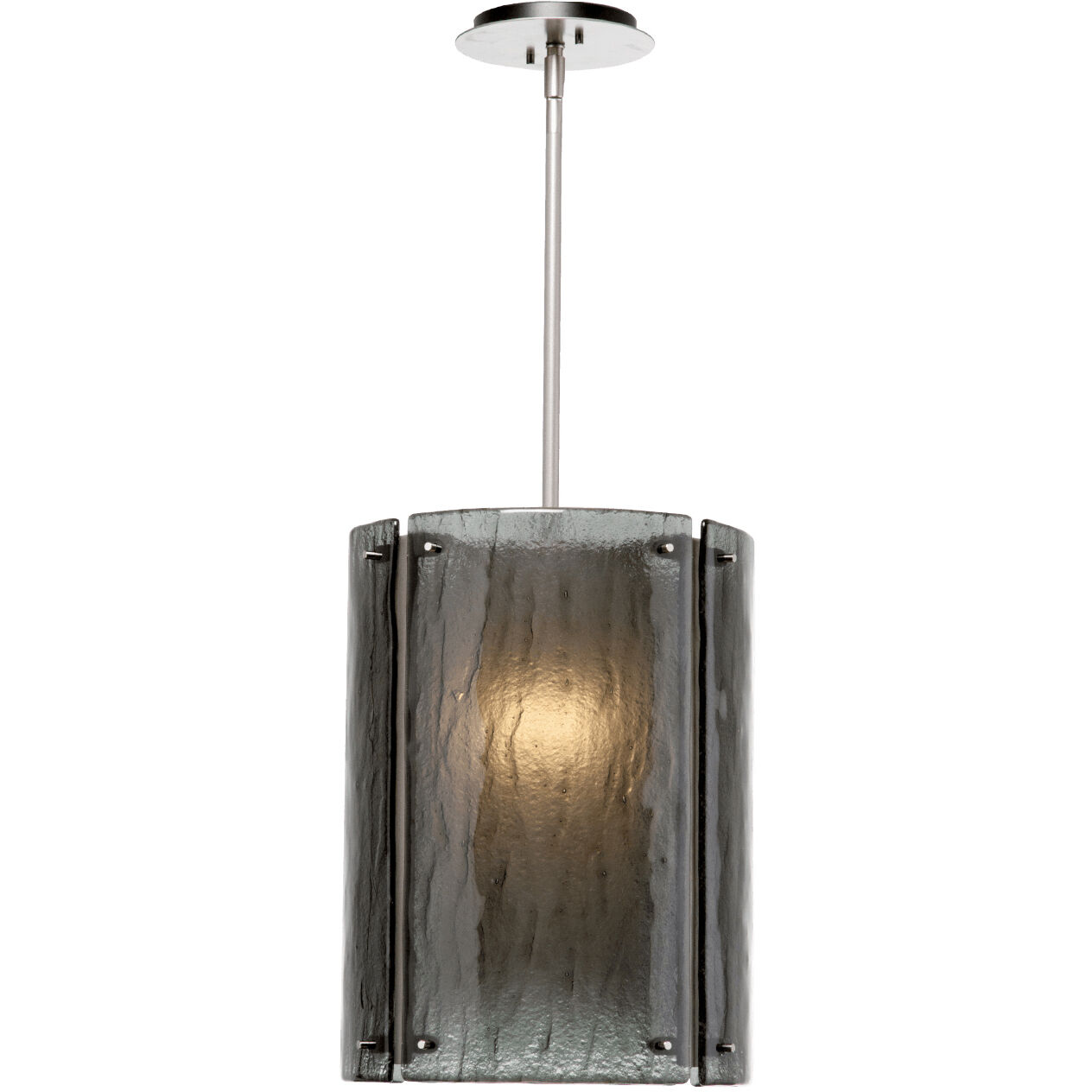 Textured Glass 1 Light 12.4 inch Novel Brass Pendant Ceiling Light in Bronze Granite, E26 Incandescent, Oversized