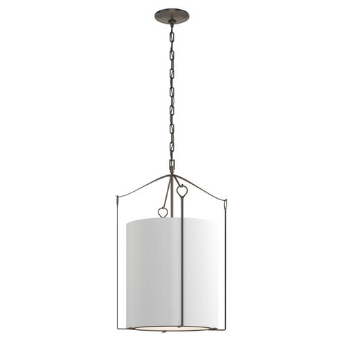 Bow 3 Light 19.3 inch Oil Rubbed Bronze Pendant Ceiling Light in Natural Anna, Tall