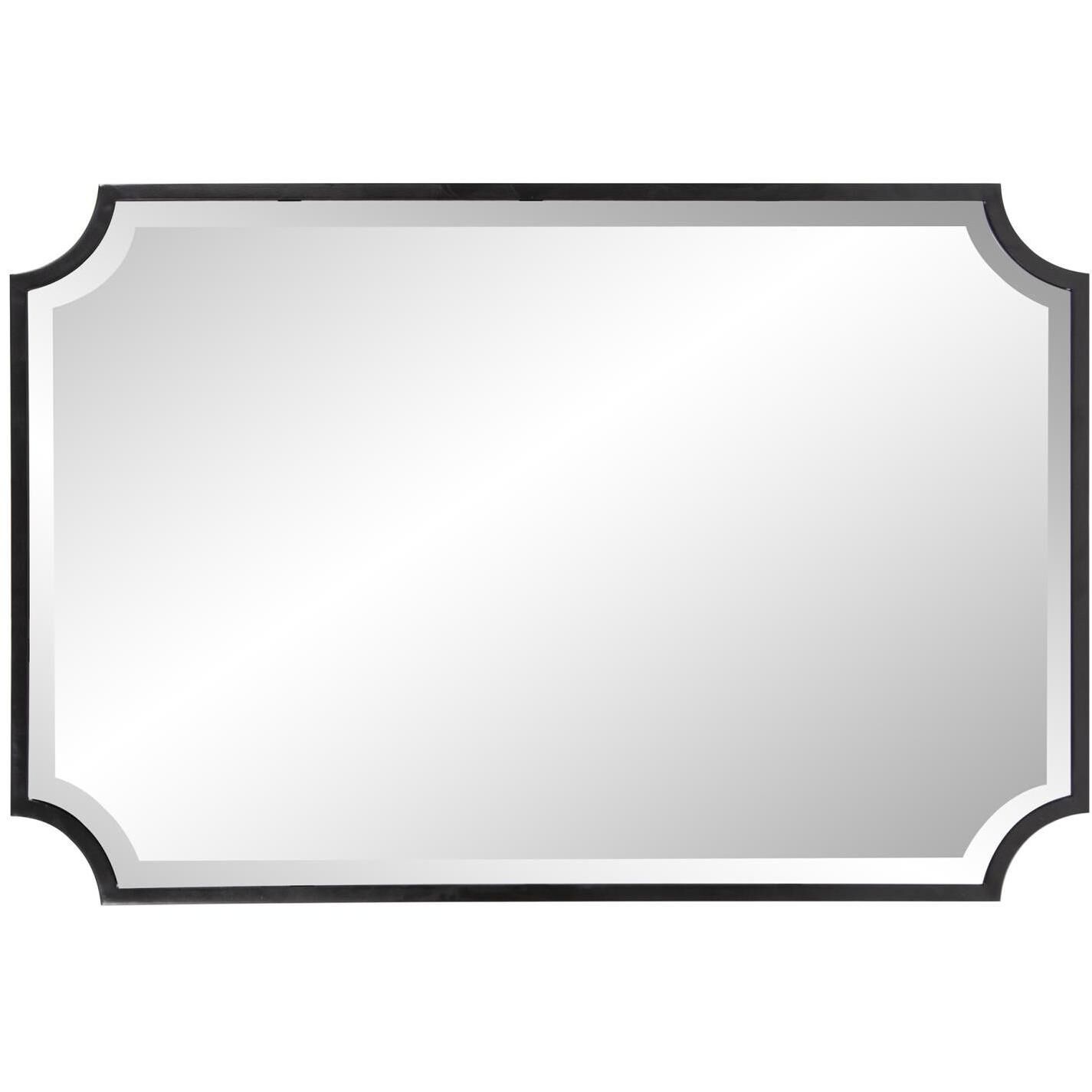 Hastings 36 X 24 inch Black Mirror