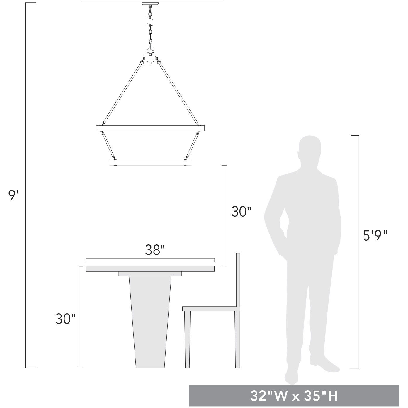 Castile 15 Light 32 inch Matte Black Chandelier Ceiling Light