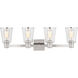 C&M by Chapman & Myers Alessa 4 Light 30.63 inch Bathroom Vanity Light