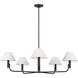 Sean Lavin Colfax 5 Light 40.5 inch Aged Iron Chandelier Ceiling Light
