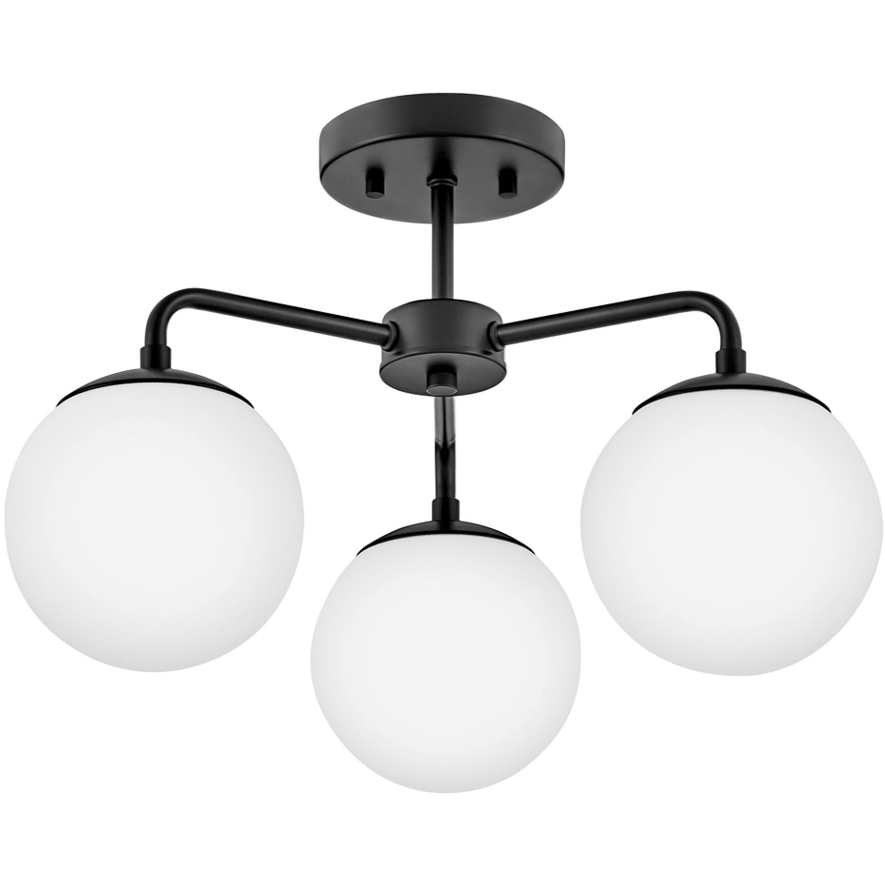 Julep LED 20 inch Black Foyer Light Ceiling Light, Semi-Flush Mount
