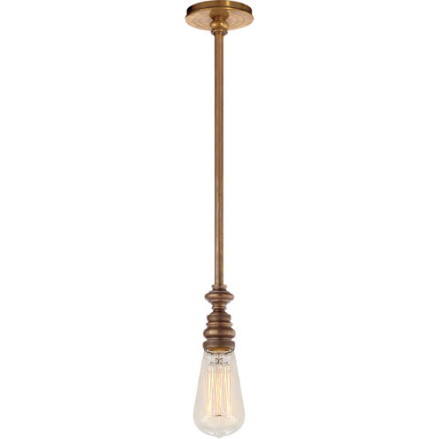 Chapman & Myers Boston4 1 Light 7.25 inch Hand-Rubbed Antique Brass Pendant Ceiling Light in (None)