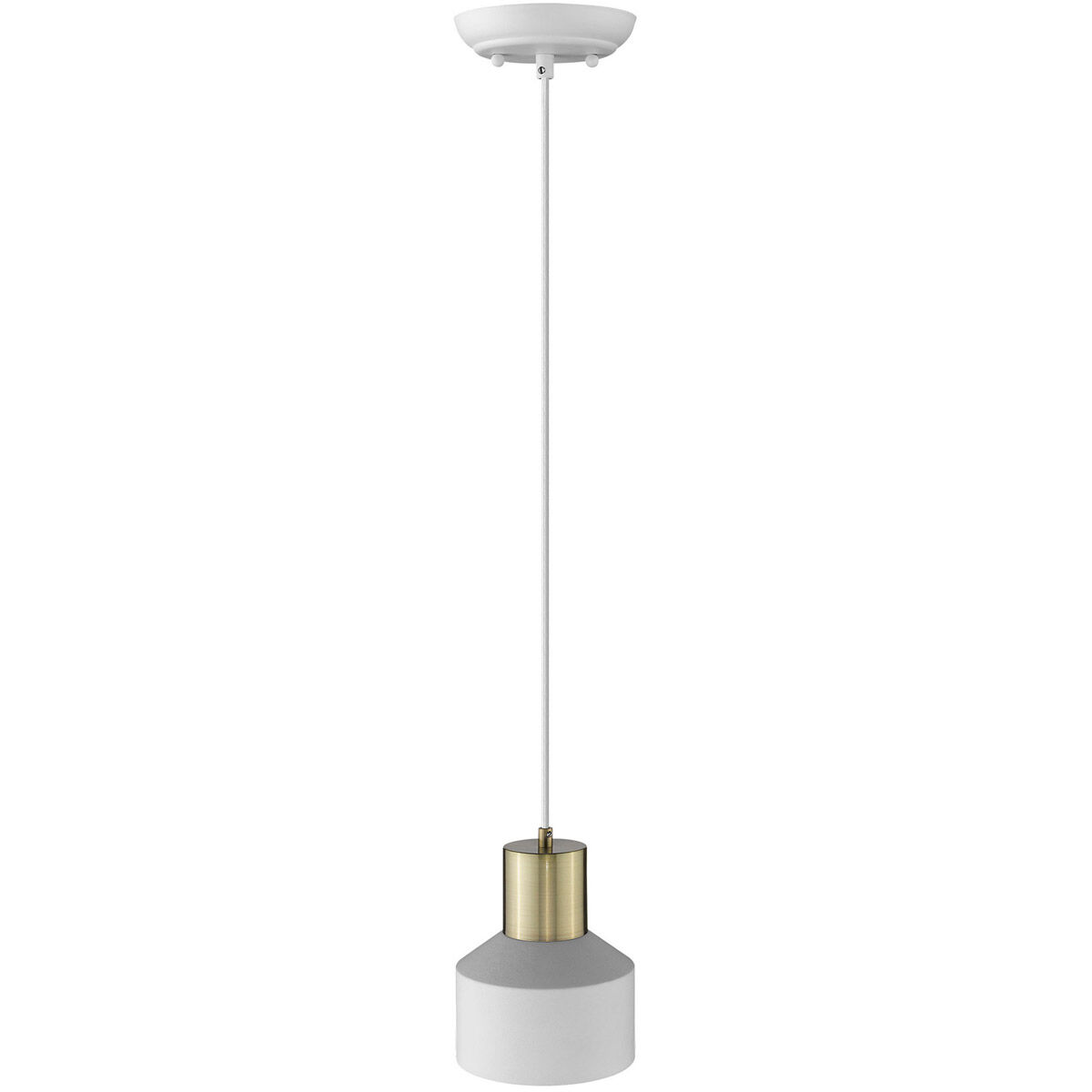 Ingo 1 Light 6 inch White Pendant Ceiling Light