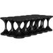 Jericho 61 X 30 inch Hand Rubbed Black Coffee Table