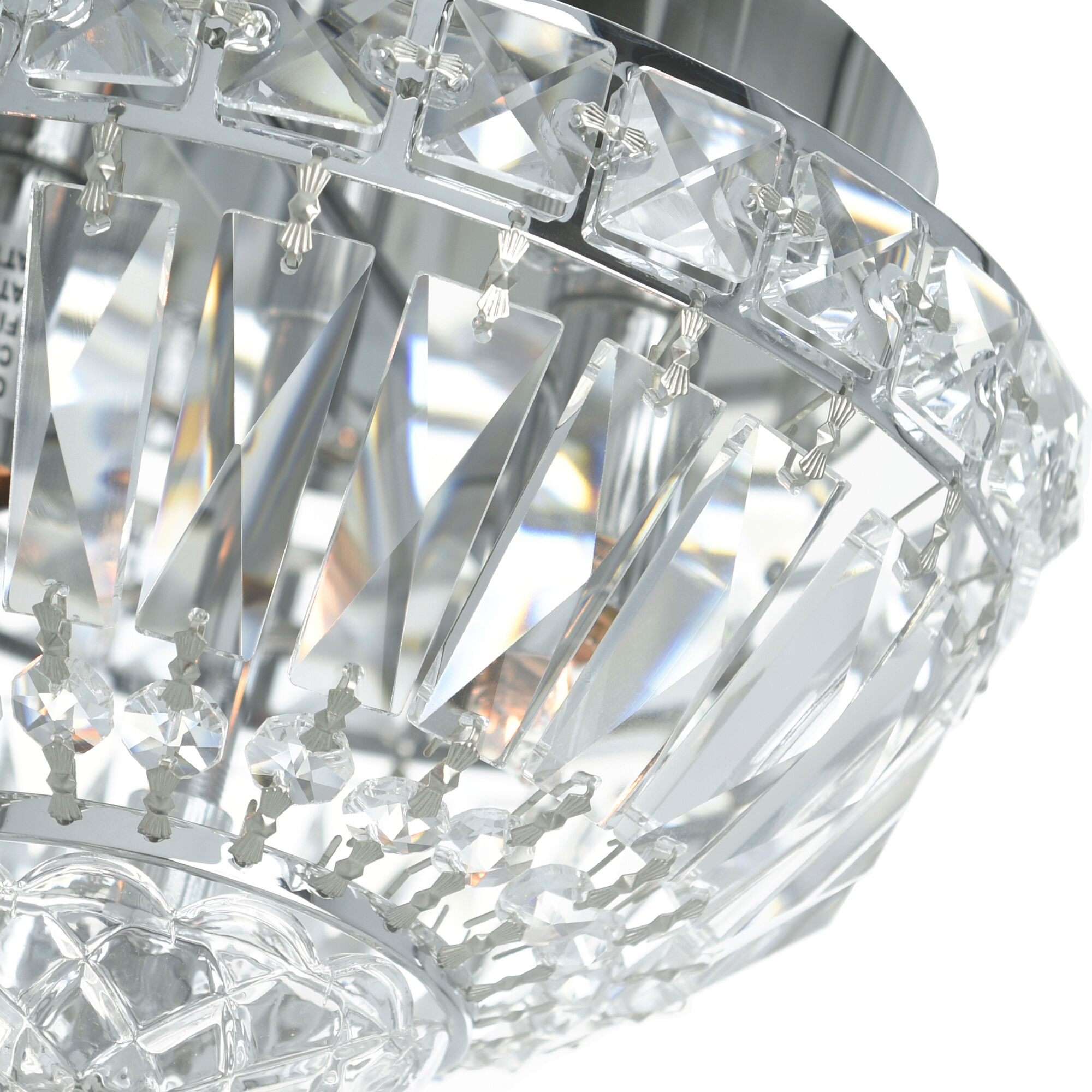 Stefania 2 Light 8 inch Chrome Bowl Flush Mount Ceiling Light