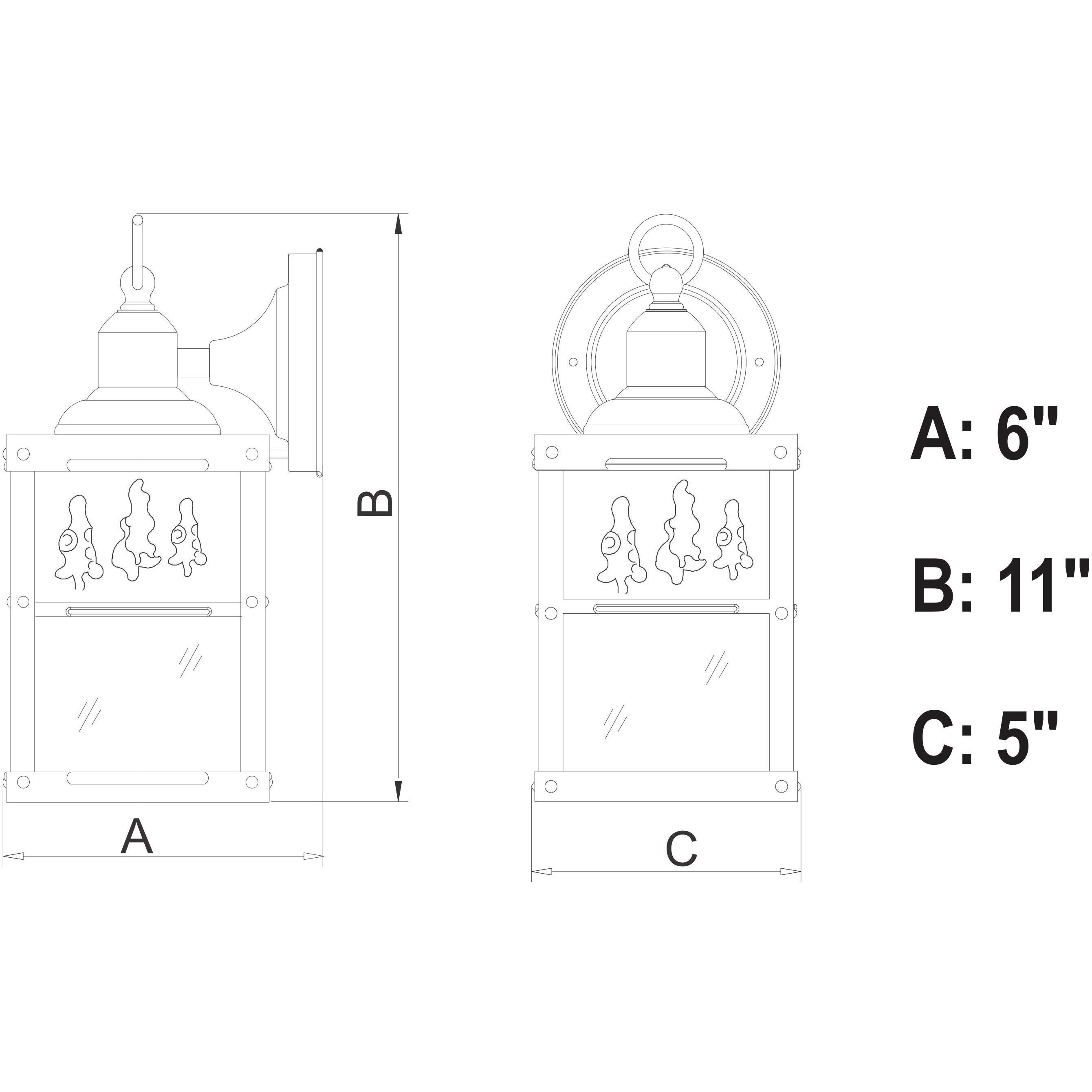Yosemite LED 11.25 inch Burnished Bronze Outdoor Wall
