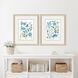 Florals Collection Champagne Gold Framed Art