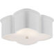 AERIN Bolsena 2 Light 11.75 inch Plaster White Flush Mount Ceiling Light