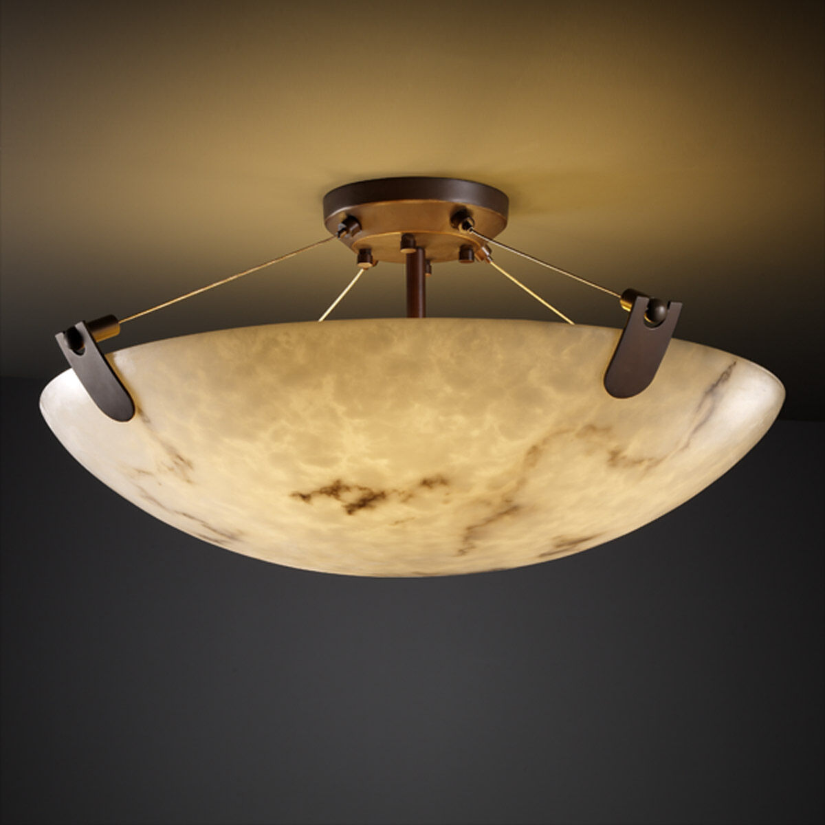 Semi flush bowl ceiling lights online