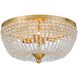 Rylee 4 Light 18.5 inch Antique Gold Flush Ceiling Light