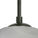 Tessa 1 Light Black Cord Pendant Ceiling Light