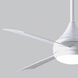 Atlas Donaire 52 inch Gloss White Outdoor Ceiling Fan, Coastal Wet Rated