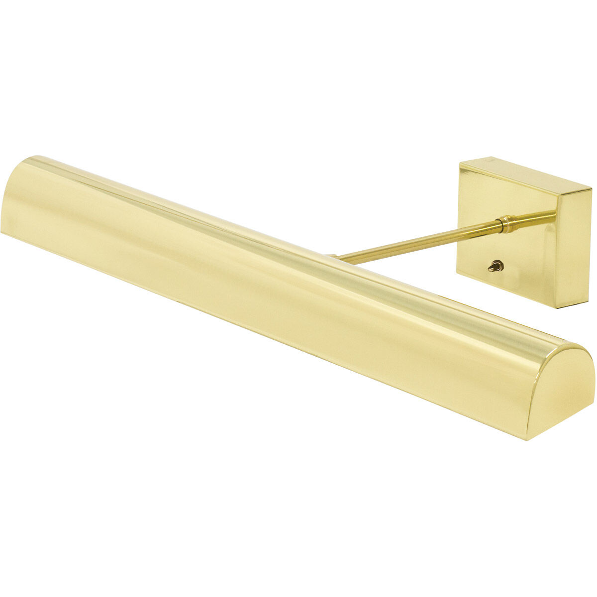 Classic Traditional 6.4 watt 24 inch Polished Brass Picture Light Wall Light, Battery Operated