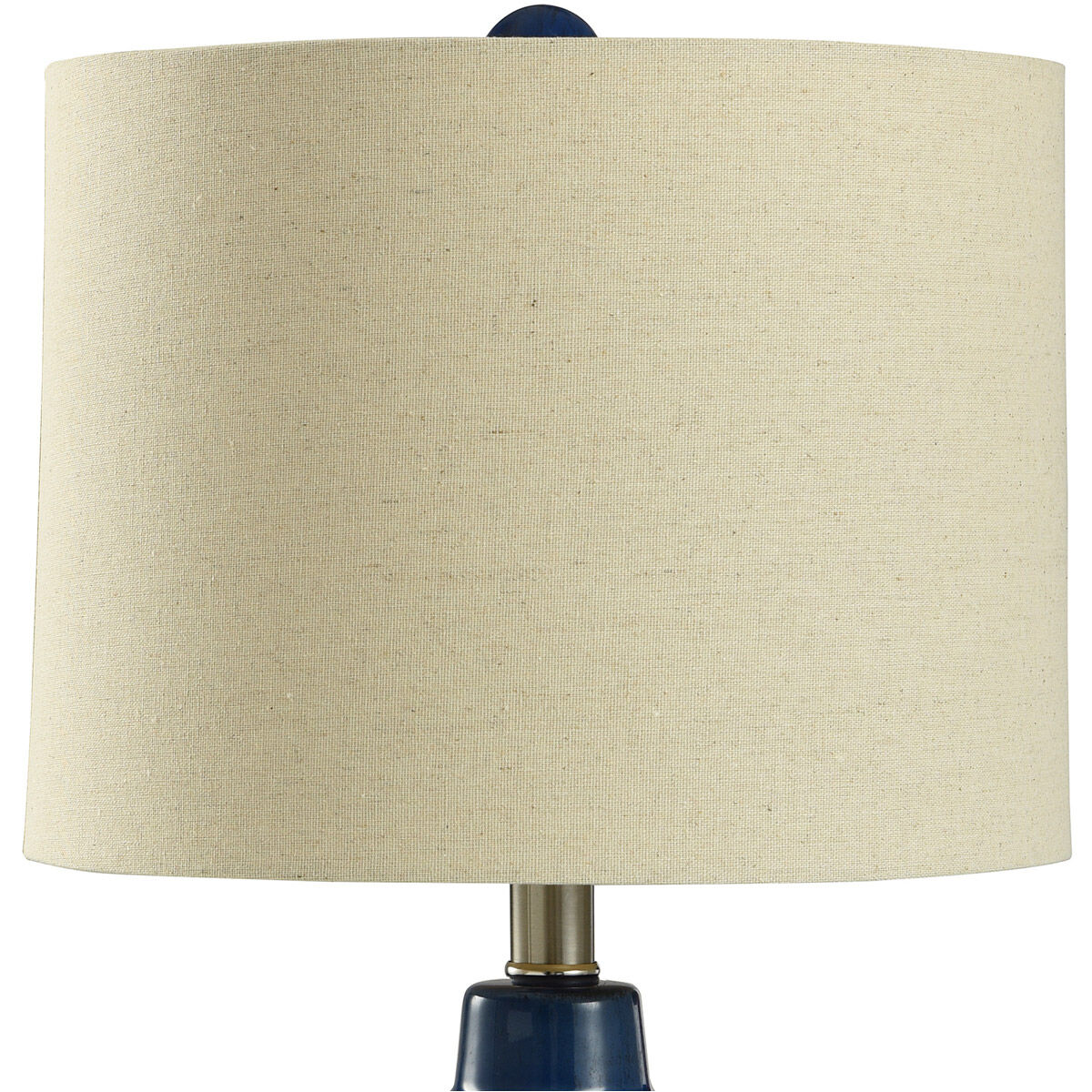 Cameron 21.5 inch 60 watt Sailor Navy Blue Table Lamp Portable Light