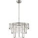 Melody 1 Light 24 inch Brushed Polished Nickel Pendant Ceiling Light