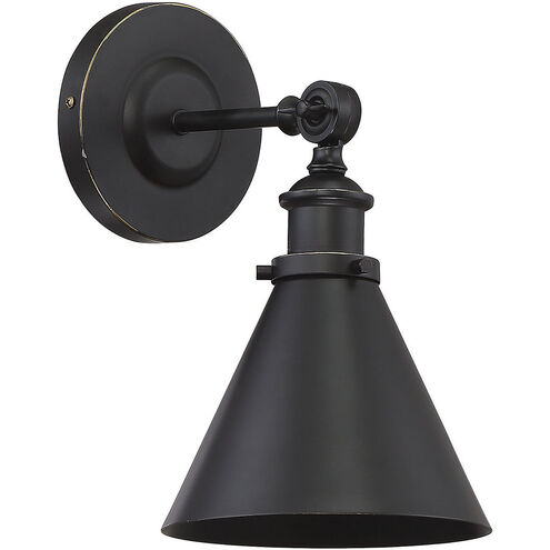 Glenn 9 inch 60.00 watt Classic Bronze Adjustable Wall Sconce Wall Light, Essentials