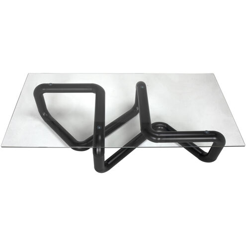 Linden 70 X 34 inch Matte Black Coffee Table