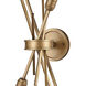 Xenia 6 Light 10 inch Matte Gold Sconce Wall Light