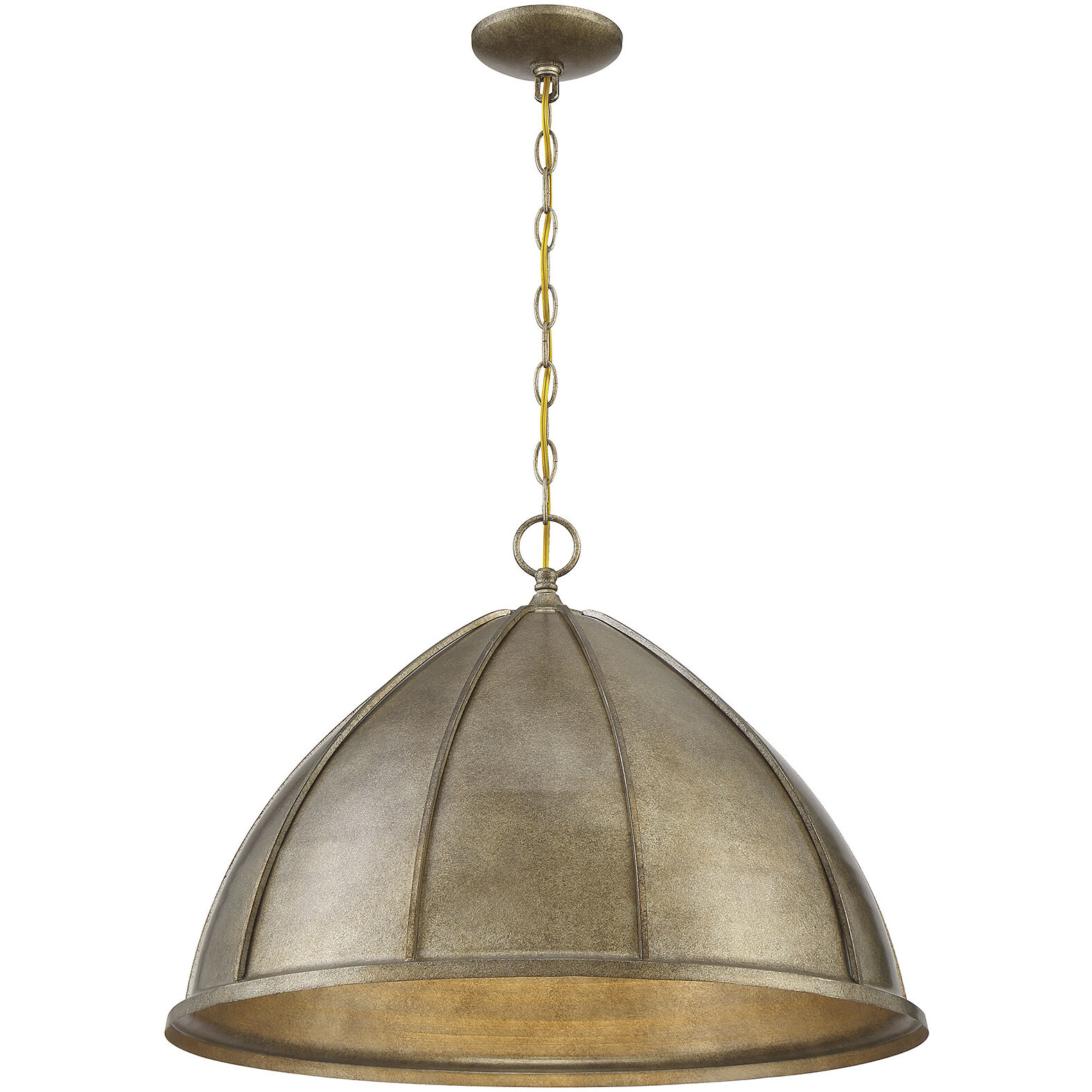 Laramie 3 Light 23 inch Chelsea Gold Pendant Ceiling Light