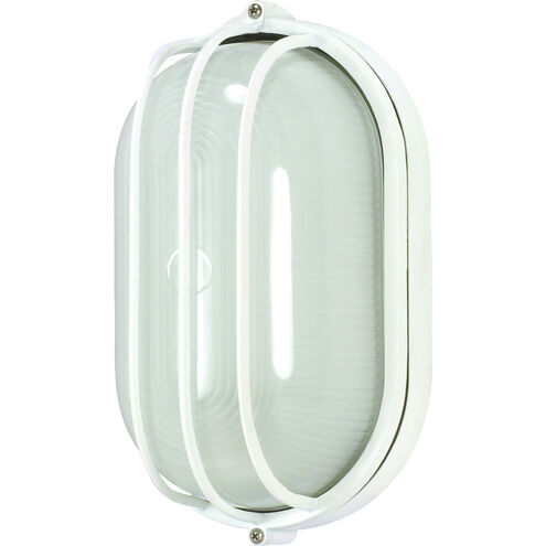 Brentwood 1 Light 10 inch Semi Gloss White Outdoor Bulk Head