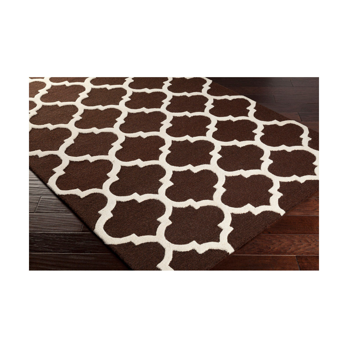 Pollack 120 X 27 inch Dark Brown Indoor Runner, Runner