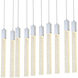Weston 10 Light 42 inch Chrome Pendant Ceiling Light