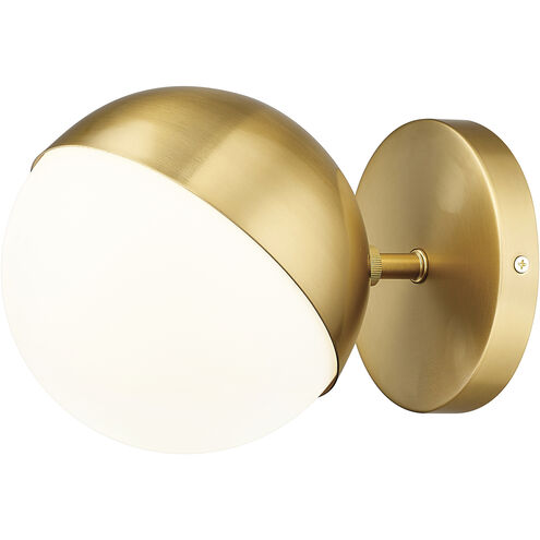 Realm Sphere Wall Sconce Wall Light in Modern Gold