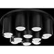 Beyond Tamara LED 19.1 inch Black Flush Mount Ceiling Light