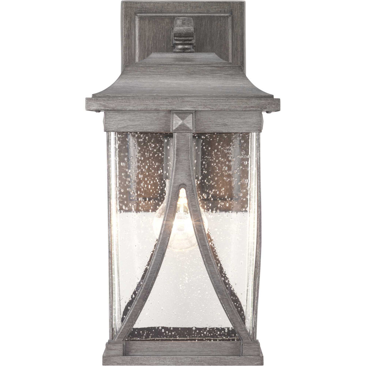Abbott 1 Light 16 inch Antique Pewter Outdoor Wall Lantern, Medium