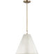 TOB by Thomas O'Brien Gordon LED 15.25 inch Antique White Pendant Ceiling Light
