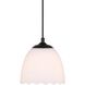 Dorinda 1 Light 6.5 inch Matte Black Pendant Ceiling Light