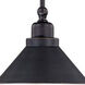 Bridgeview 1 Light 8.5 inch Mission Dust Bronze Mini Pendant Ceiling Light