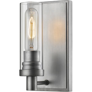 Persis 1 Light 4.75 inch Old Silver Wall Sconce Wall Light