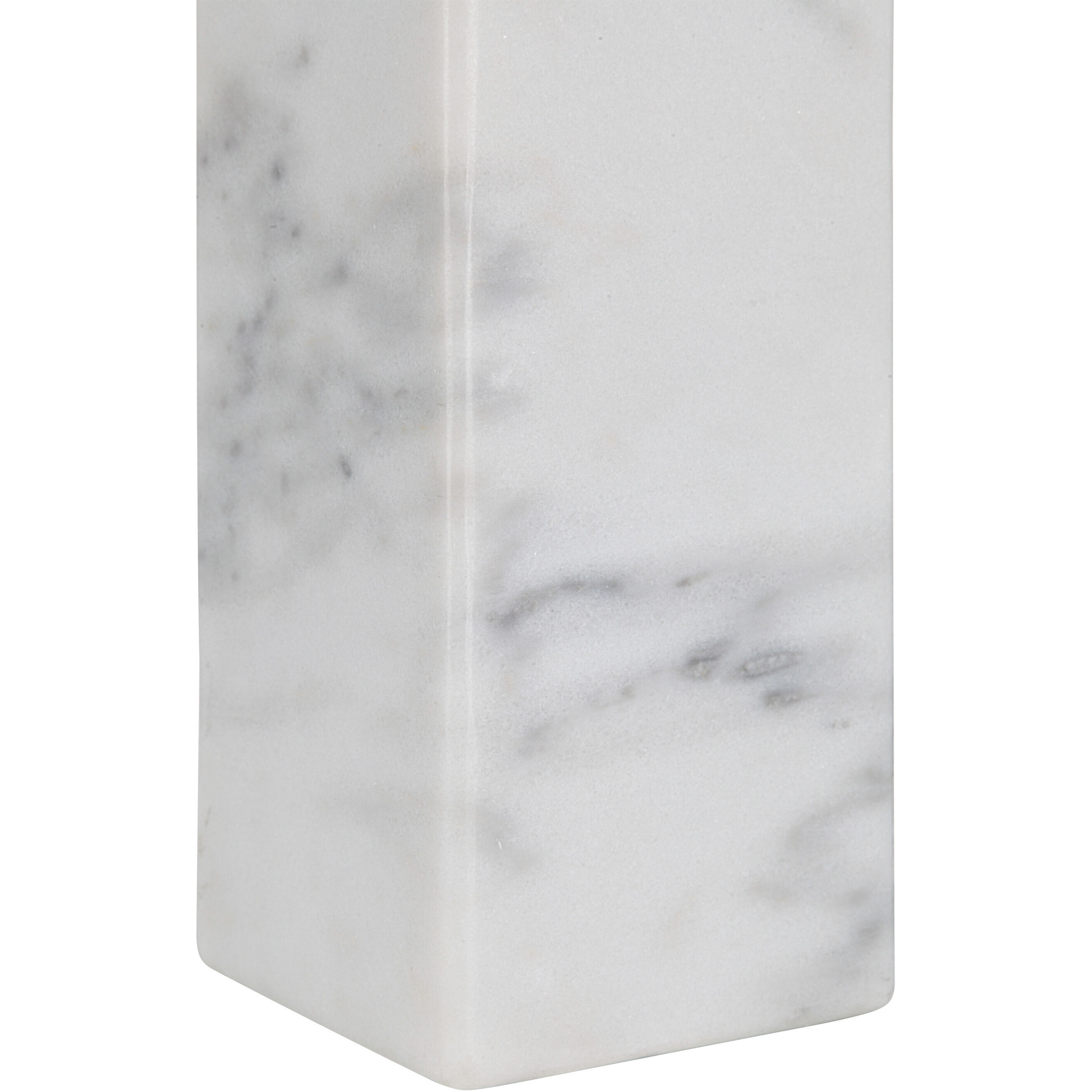 Nyon 27.25 inch 100 watt Honed White Table Lamp Portable Light