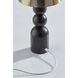 Connie 10.75 inch 2.00 watt Black and Antique Brass Cordless Table Lamp Portable Light