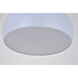 Flynn 2 Light 14 inch White Pendant Ceiling Light