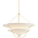Gerhard 9 Light 40 inch Aged Brass Chandelier Ceiling Light