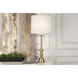 Arthur 34 inch 100 watt Modern Brass Table Lamp Portable Light