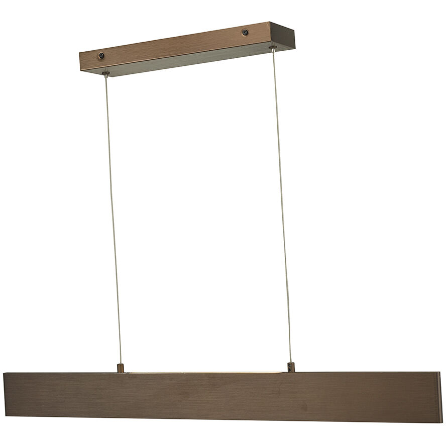Slim LED 0.6 inch Brushed Bronze Pendant Ceiling Light