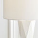 Drew & Jonathan Fernwood 26.5 inch 9.00 watt Gloss White Table Lamp Portable Light