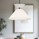 Alora Mood Chapelle Pendant Ceiling Light in Matte Black
