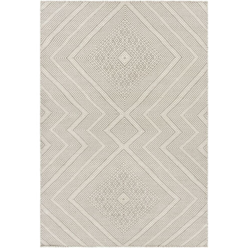 Mardin 66 X 42 inch Light Grey Rug in 4 X 6, Rectangle