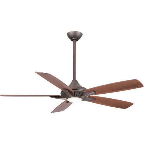 Dyno 52 inch Oil Rubbed Bronze with Medium Maple/Dark Walnut Blades Ceiling Fan