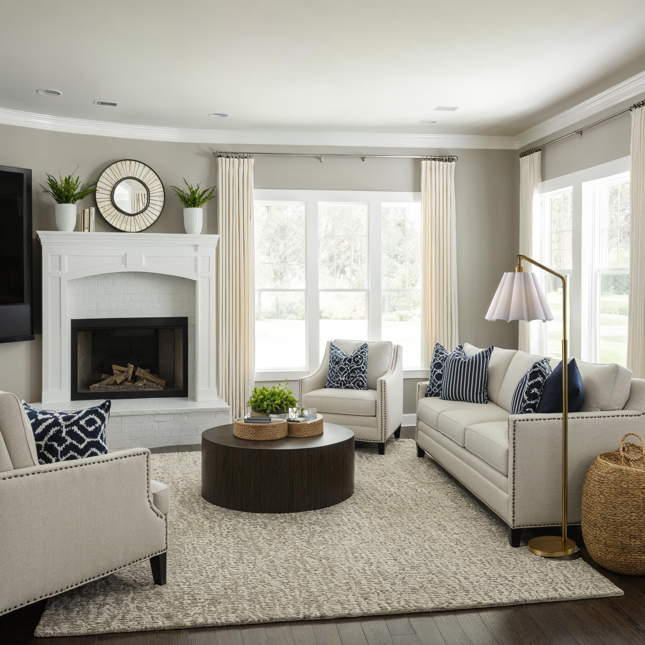 Lyra 60 inch 100.00 watt Antique Brass Floor Lamp Portable Light