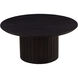 Povera 35 X 35 inch Black Coffee Table