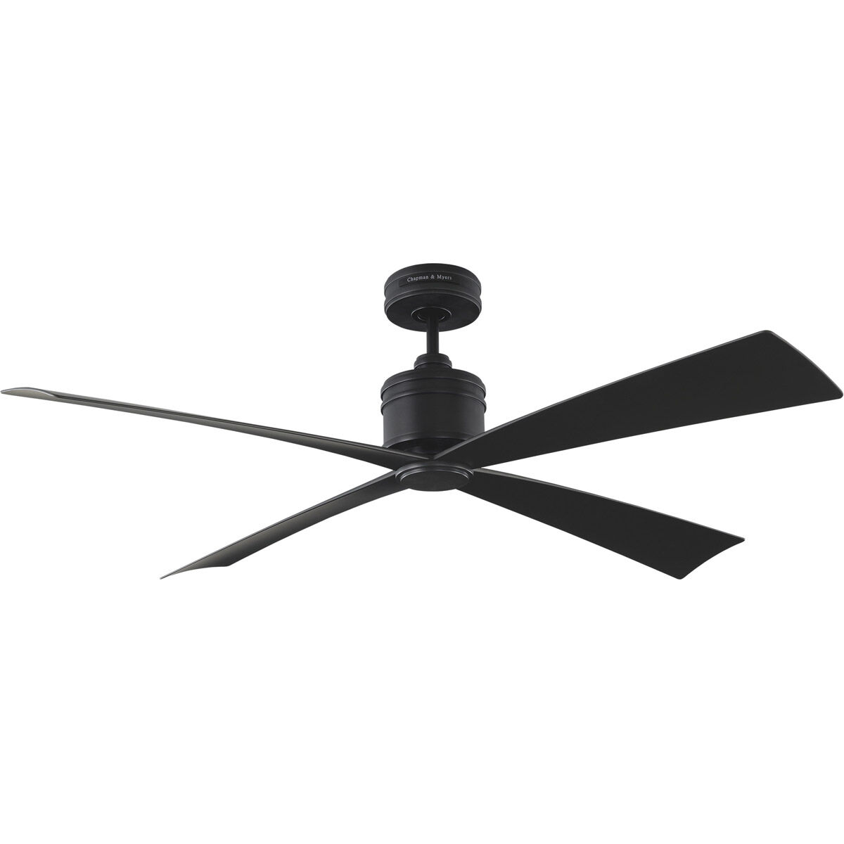 Launceton 56 inch Midnight Black Ceiling Fan