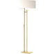 Rook 60 inch 150 watt Modern Brass Floor Lamp Portable Light in Natural Anna